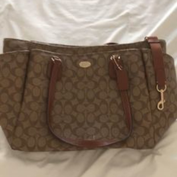 Coach Diaper Bag - Picture 1 of 6